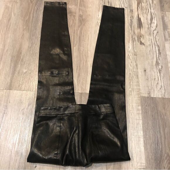 DTLA 100% Lamb Leather Legging Pants Size 24 - Picture 10 of 11